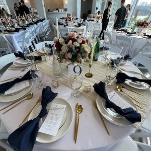 200 Navy Cotton Napkins